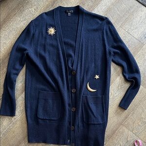 J. Crew Navy Knit Cardigan